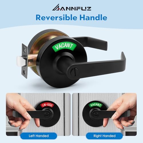 AnnefuZ Elite Vacant or In-Use Bathroom Lock 20