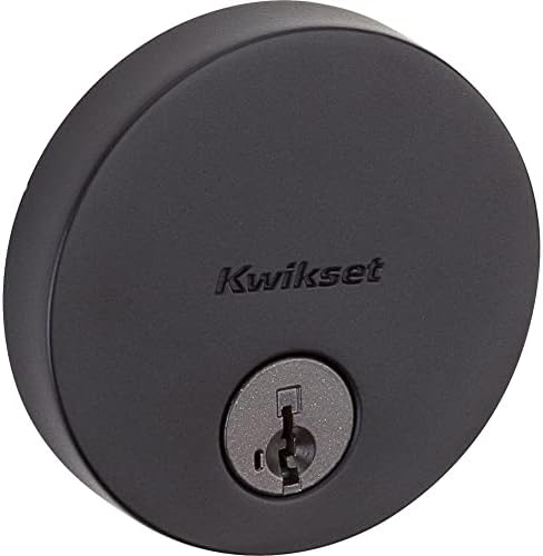 Kwikset Uptown Deadbolt Lock Modern Security with Microban Protection