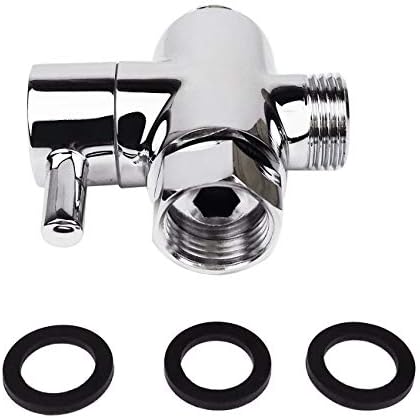 Durable 3-Way Brass Shower Diverter Valve for Home Use