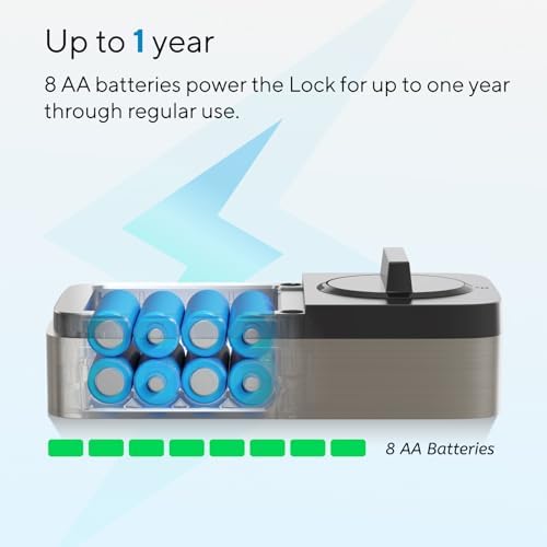 Ultraloq Bolt Smart Lock with Built-in WiFi Biometrics and AlexaGoogle Voice Control