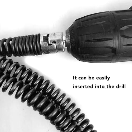 30-Inch Electric Drill-Driven Drain Auger Cable