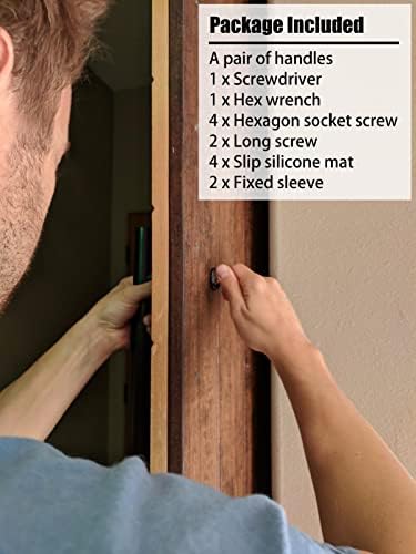 Sturdy Door Handle Set with Matte Finish