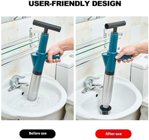 Inopih Pneumatic Floor Drain Unclogging Tool Green