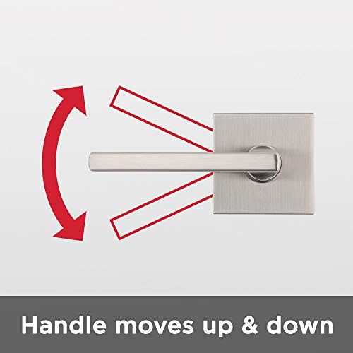 Kwikset Satin Nickel Halifax Door Handle Lever