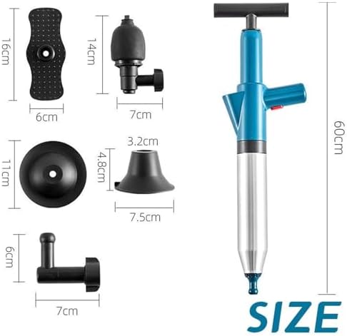 Ergonomic Pneumatic Floor Drain Unclogging Tool