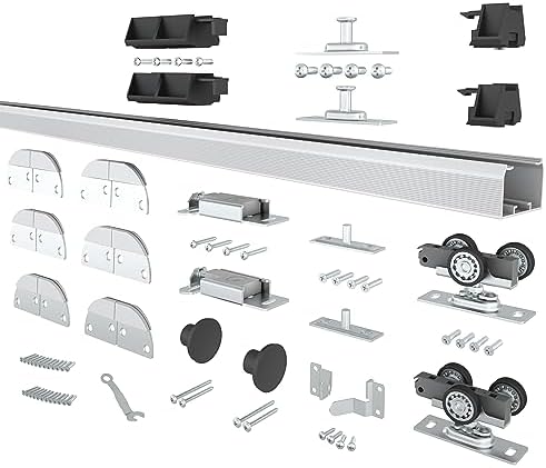 JUBEST48 Bifold Door Hardware Kit - Smooth Quiet Operation