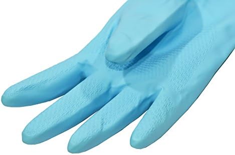 Waterproof Latex-Free Gloves with Soft Lining Long Cuff 2 PAIRS