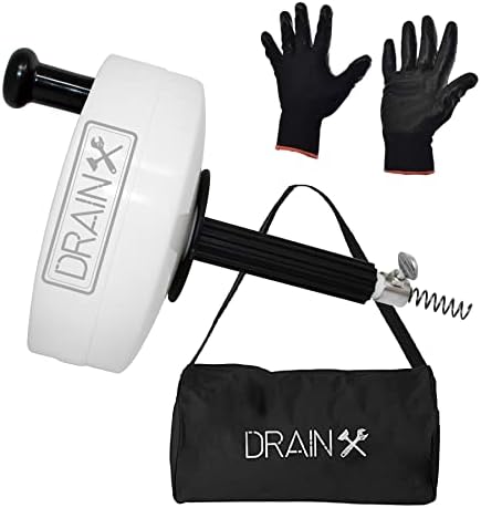 DrainX Pro 50-FT Steel Drum Auger