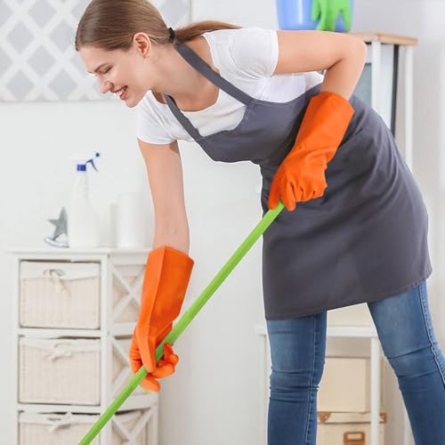 Cleanbear Synthetic Rubber Gloves for Cleaning