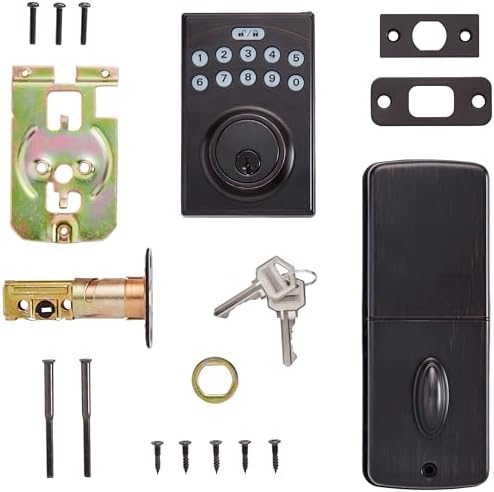 Amazon Basics Electronic Keypad Deadbolt Door Lock