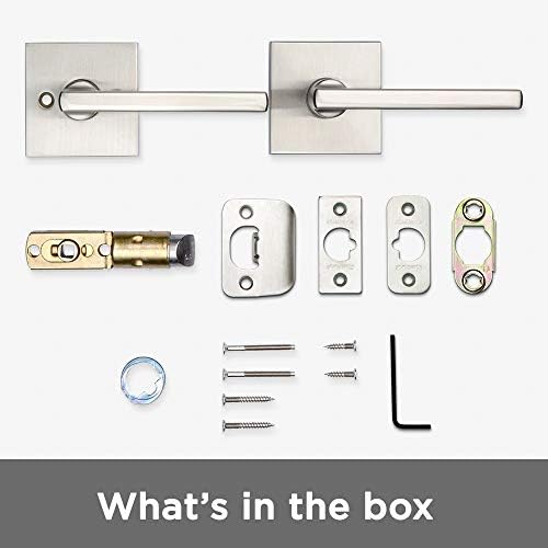 Kwikset Satin Nickel Halifax Door Handle Lever