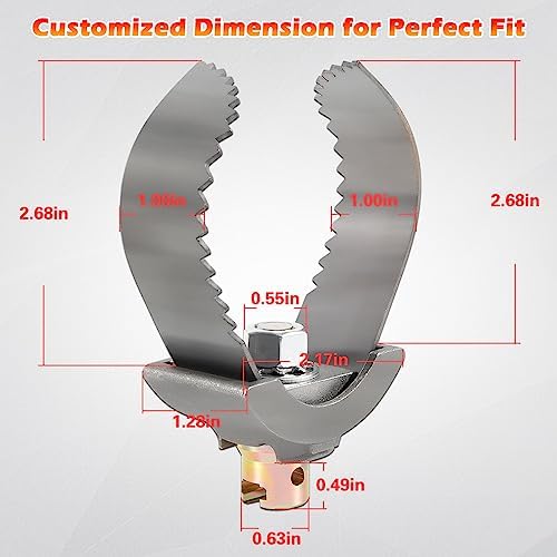 High-Powered Drain-Cleaning Tool with Easy-to-Use C Cutter