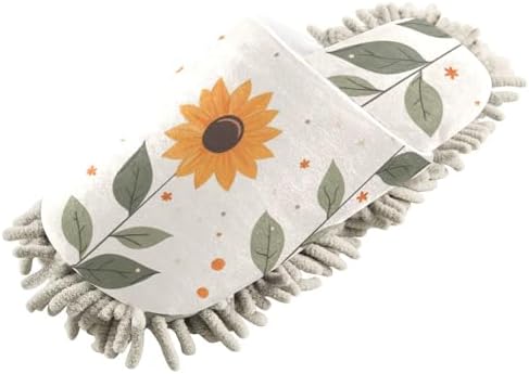 Sunflower Washable Mop Slipper