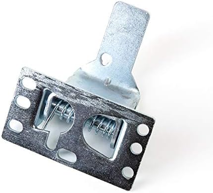 Garage Door Lock with Spring Latch Flipper