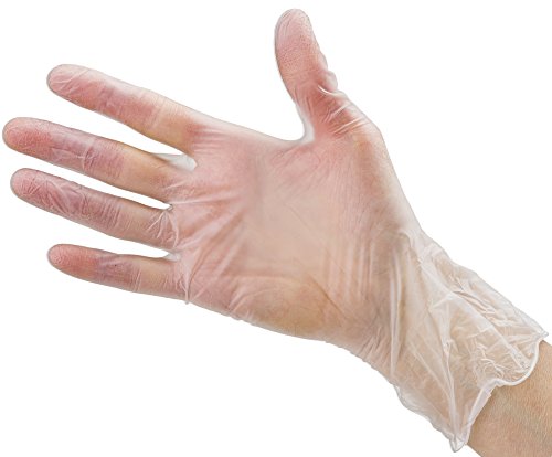 Care Plus Medium Size Disposable Vinyl Gloves