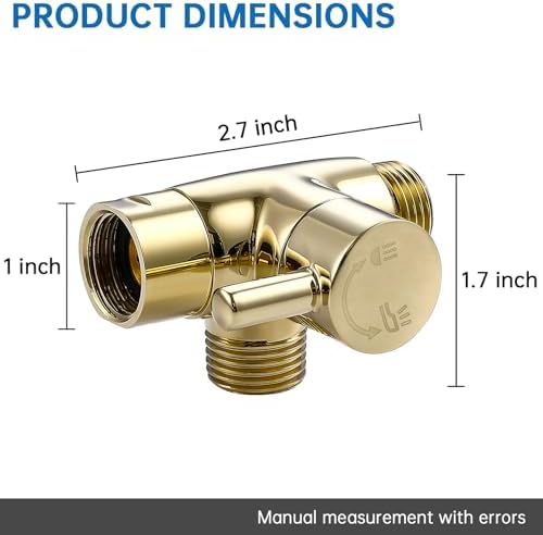 G-Promise Solid Metal Shower Arm Diverter