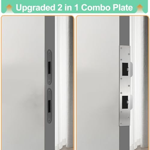 Secure Front Door Strike Plate for 55 to 6 Latches