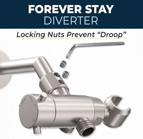 HammerHead Showers All Metal 3-Way Shower Diverter Valve