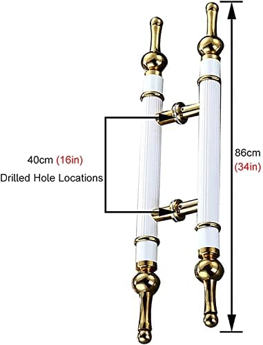 Durable Rose Gold 34in Door Pull