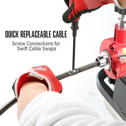 75FT Heavy-Duty Drain Cleaning Cable