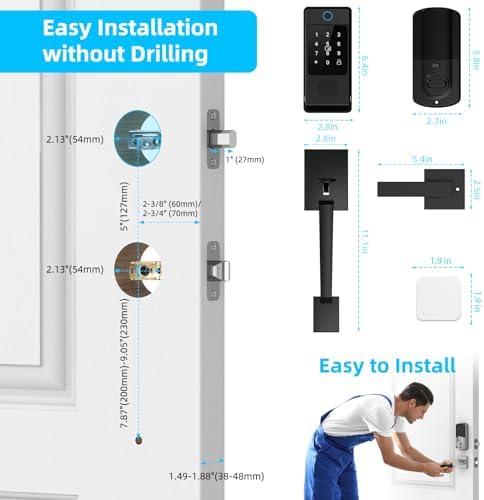 Miuedo Smart Deadbolt Lock Set - Secure Your Home