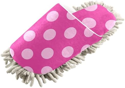 Microfiber Polka Dot Slippers