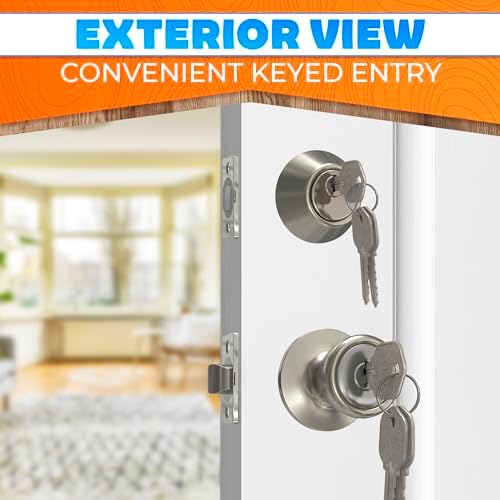 2-Piece Mobile Home Door Knobs Set