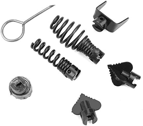 Set of 7 manganese steel drain cleaner cutter heads