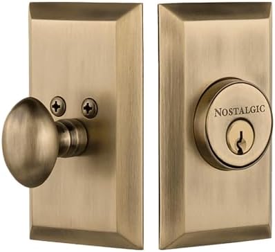 Nostalgic Solid Brass Door Deadbolt
