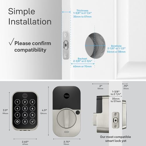 Secure Effortless Entry Yale Assure Lock 2 Touch Deadbolt