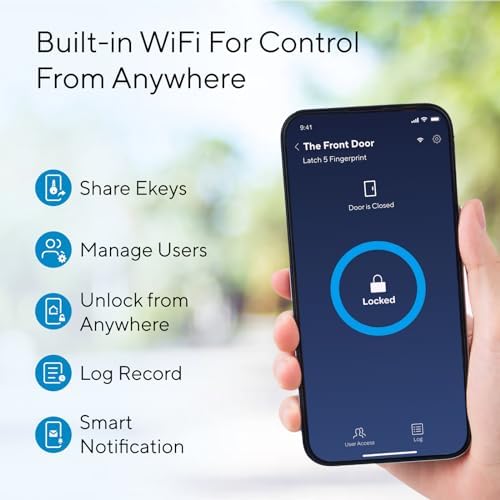 ULTRALOQ Latch 5 Built-in Smart Lock with Wi-Fi NFC
