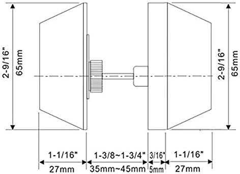 Gobrico Door Lock Set