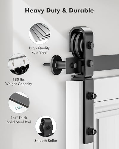 36 Bifold Barn Door Hardware Kit 3ft Side Mount