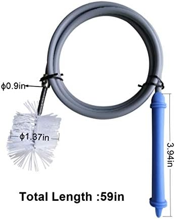 59 Inch Drain Cleaner Brush Pipe Cleaner Clog Remover
