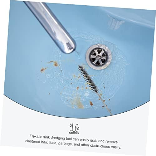 Uonlytech Stainless Steel Wire Brush Drain Cleaning Set
