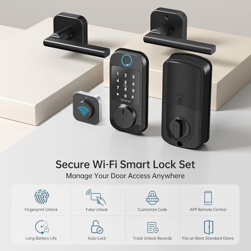 Secure Front Door Lock with Alexa Fingerprint Entry