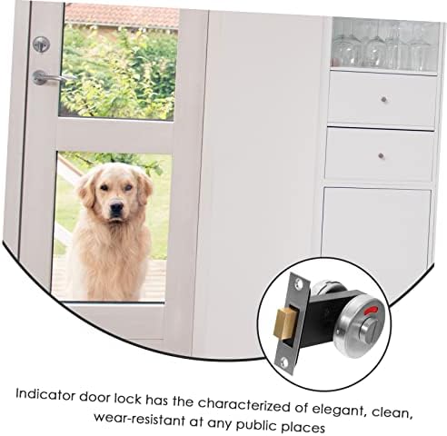 UOnlytech Red and Green Indicator Lock for Bathroom Door