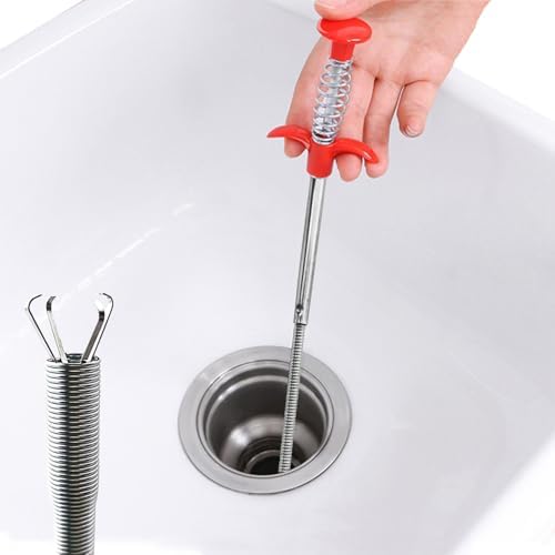 Flexible Claw Grabber - Drain Clog Remover for Bathroom and Kitchen 24 Inch