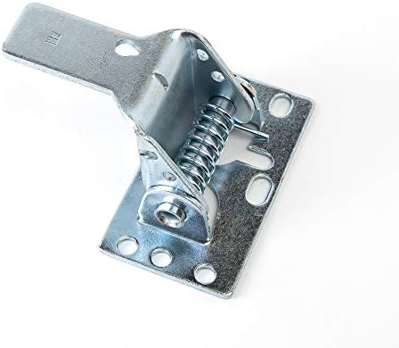 Garage Door Lock with Spring Latch Flipper
