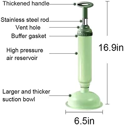 High-Pressure Dredge Drain Unblocker Green