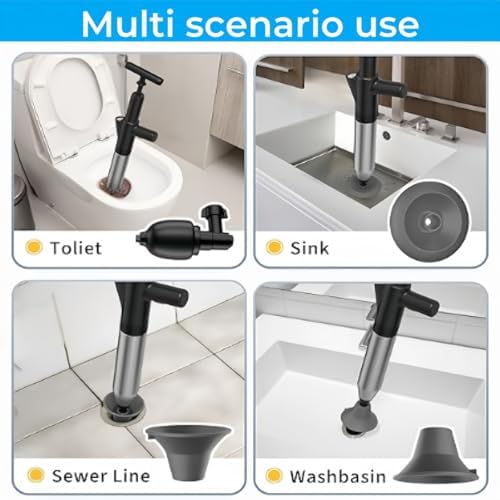 Quick Exhaust drain uncycler for toilets sinks and more