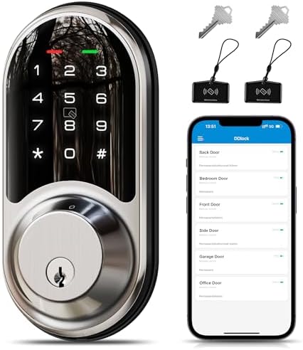 Smart Lock w 5 in 1 Keyless Entry