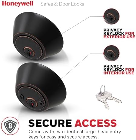 Secure Keyed Entry Door Lock - Oil Rubbed Bronze