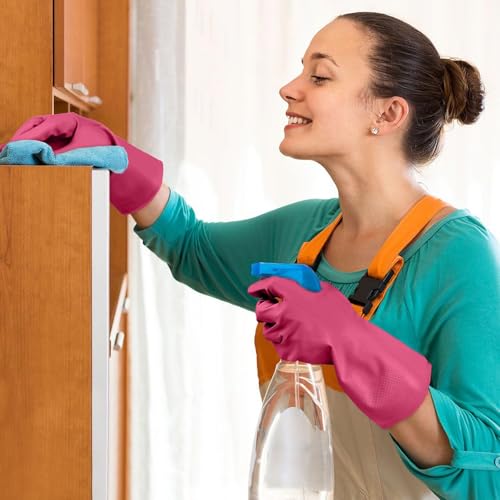 Cleanbear Synthetic Rubber Gloves for Cleaning