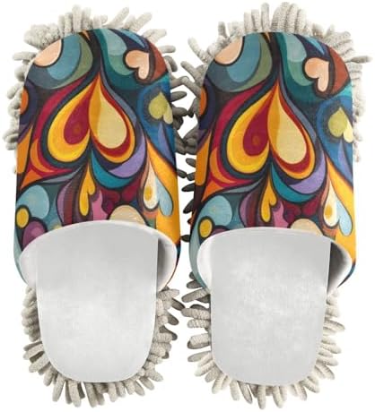 Burbuja Valentine Mop Slippers Perfect for Hands-Free Mopping Daily Use