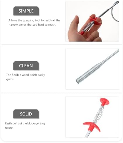 FOYTOKI Drain Cleaning Kit for Kitchen Sink Hair Remover