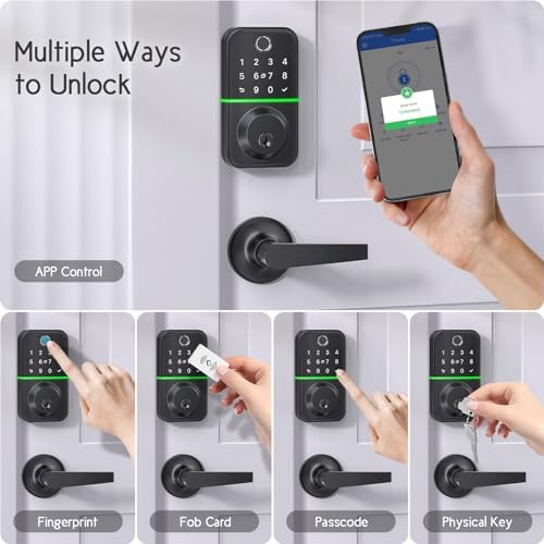 WiseGear Keypad Door Lock Set for Front Door