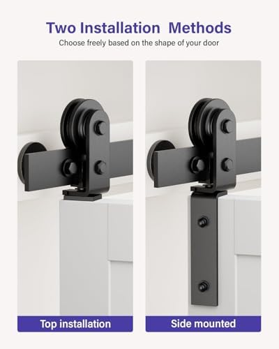 36-Inch Bifold Barn Door Track Kit for Home Use