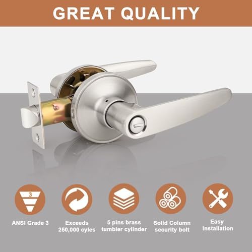Probrico Privacy Door Levers Set