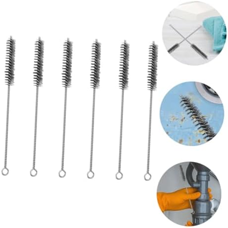 6pc Set - TOGEVAL Pipe Cleaner Brush for SEWER and DRAIN Cleaning